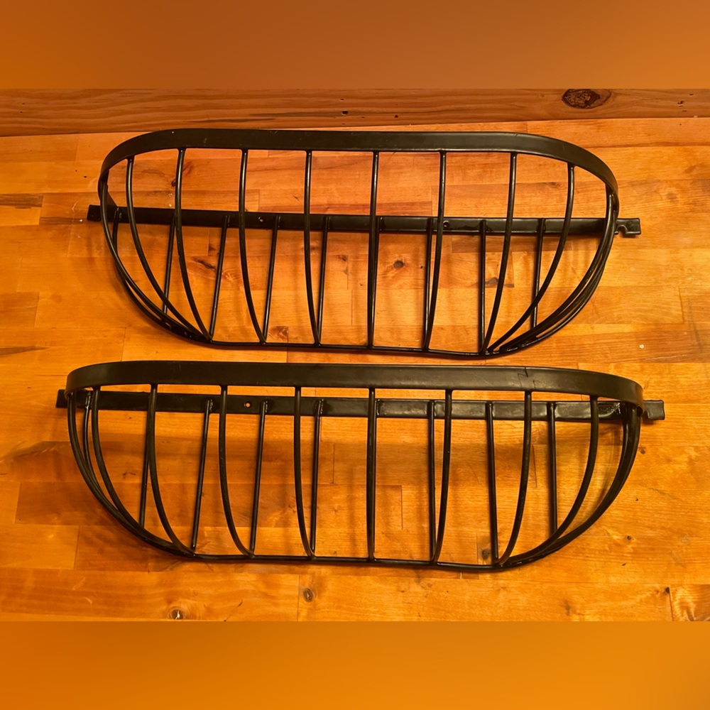 Black window flower baskets